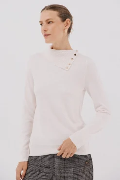 Mujer Cortefiel Jerséis>Jersey cuello botones