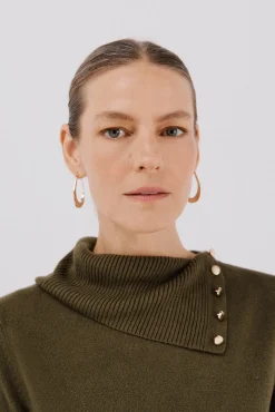 Mujer Cortefiel Jerséis>Jersey cuello botones