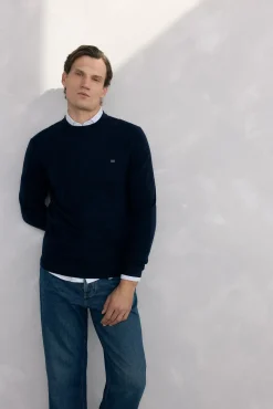 Hombre Pedro del Hierro Jerséis>Jersey cuello caja lana merino y cashmere