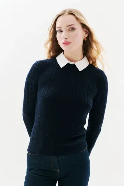 Mujer Caroll Jerséis>Jersey cuello camisa