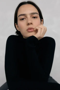 Mujer Pedro del Hierro Jerséis>Jersey cuello cisne básico ochitos