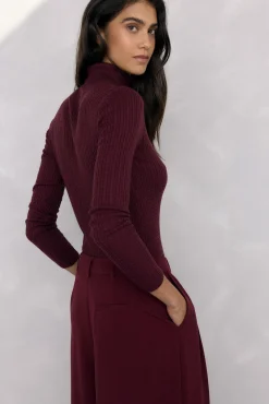 Mujer Pedro del Hierro Jerséis>Jersey cuello cisne básico ochitos