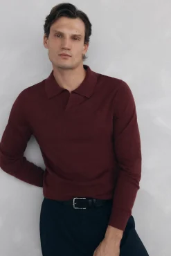 Hombre Pedro del Hierro Jerséis>Jersey cuello johny lana merino y cashmere
