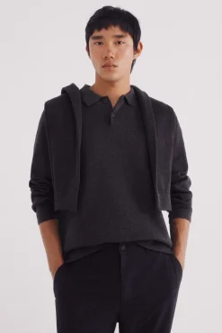 Hombre Springfield Jerséis>Jersey cuello polo botones