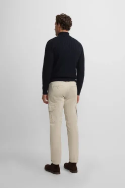 Hombre Silbon Jerséis>Jersey cuello vuelto de ochos