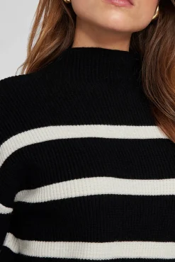 Mujer Vila Vaqueros|Jerséis>Jersey de canalé con rayas