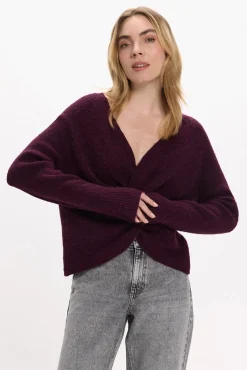 Mujer Vila Jerséis>Jersey de lana reversible