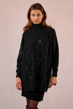 Mujer Molly Bracken Jerséis>Jersey de manga larga con abalorios brillantes