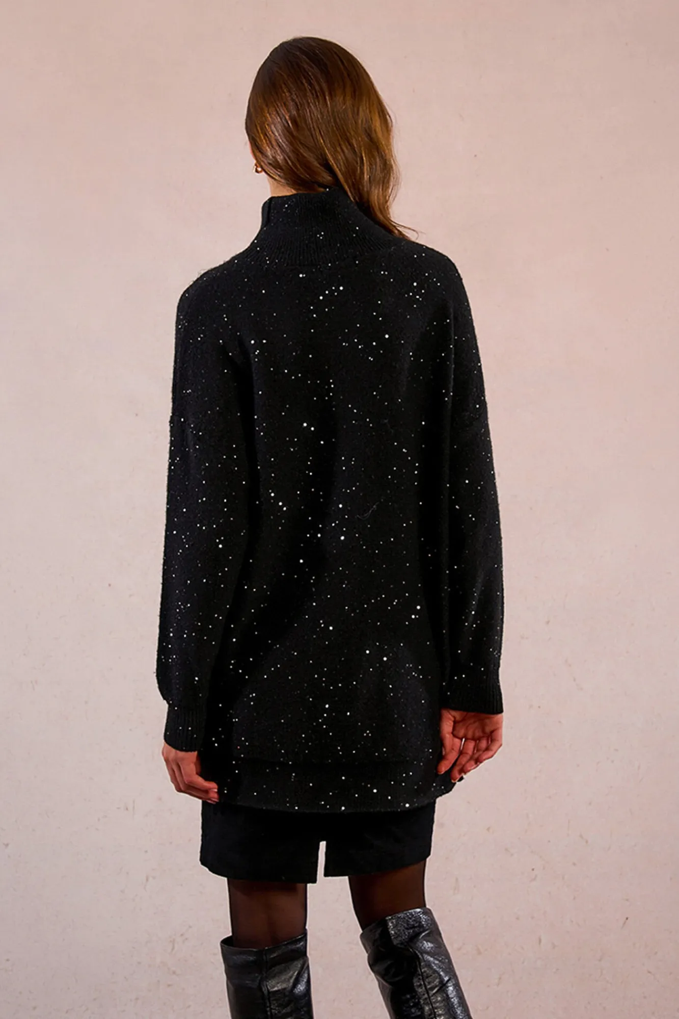 Mujer Molly Bracken Jerséis>Jersey de manga larga con abalorios brillantes