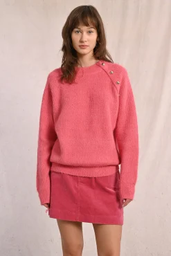 Mujer Molly Bracken Jerséis>Jersey de manga larga detalle botones