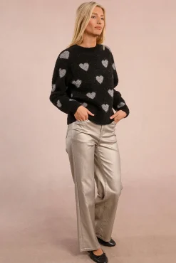 Mujer Molly Bracken Jerséis>Jersey de manga larga detalle corazones