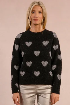 Mujer Molly Bracken Jerséis>Jersey de manga larga detalle corazones