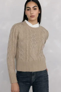Mujer Pedro del Hierro Jerséis>Jersey de ochos tachas brillo