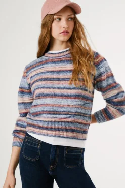 Mujer Pepe Jeans Jerséis>Jersey de punto Celeste Crew