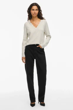 Mujer Vila Jerséis>Jersey de punto con cuello pico