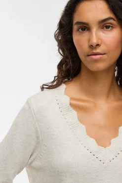 Mujer Vila Jerséis>Jersey de punto con cuello pico