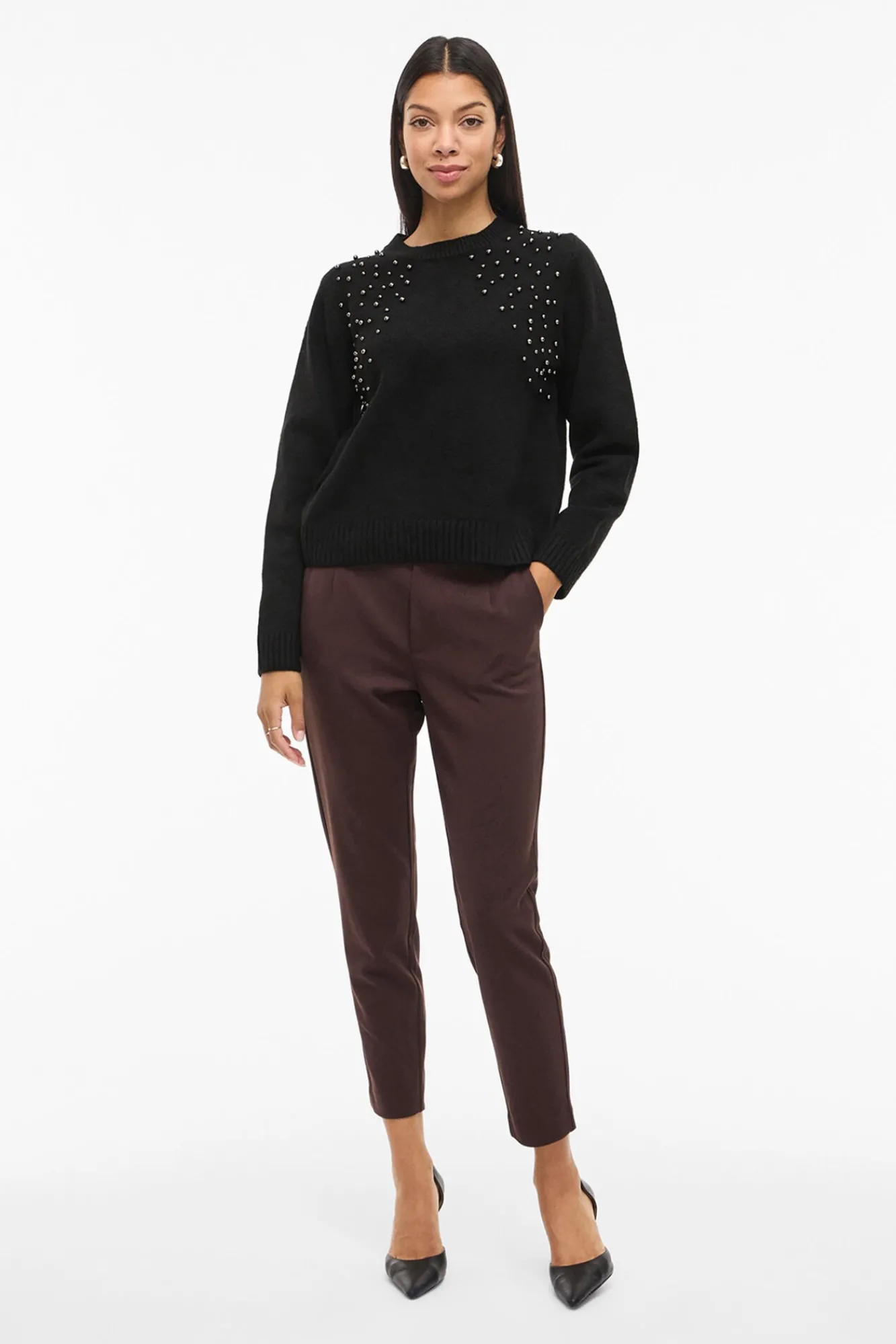 Mujer Vila Jerséis>Jersey de punto con tachas