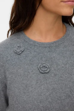 Mujer Vero Moda Curve Jerséis>Jersey de punto cuello redondo Curve