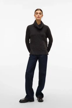 Mujer Vero Moda Jerséis>Jersey de punto cuello vuelto