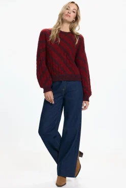 Mujer Vero Moda Jerséis>Jersey de punto efecto geométrico