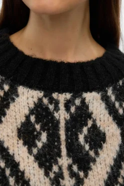 Mujer Vero Moda Jerséis>Jersey de punto grueso con estampado