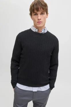 Hombre Jack & Jones Jerséis>Jersey de punto trenzado