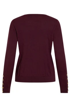 Mujer Vila Jerséis>Jersey de viscosa con botones en los puños