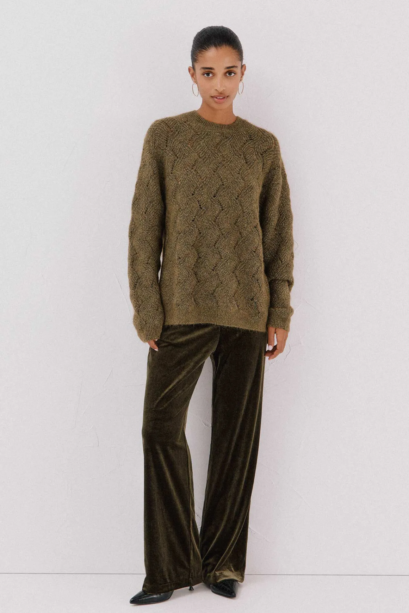 Mujer Cortefiel Jerséis>Jersey delantero lentejuelas.