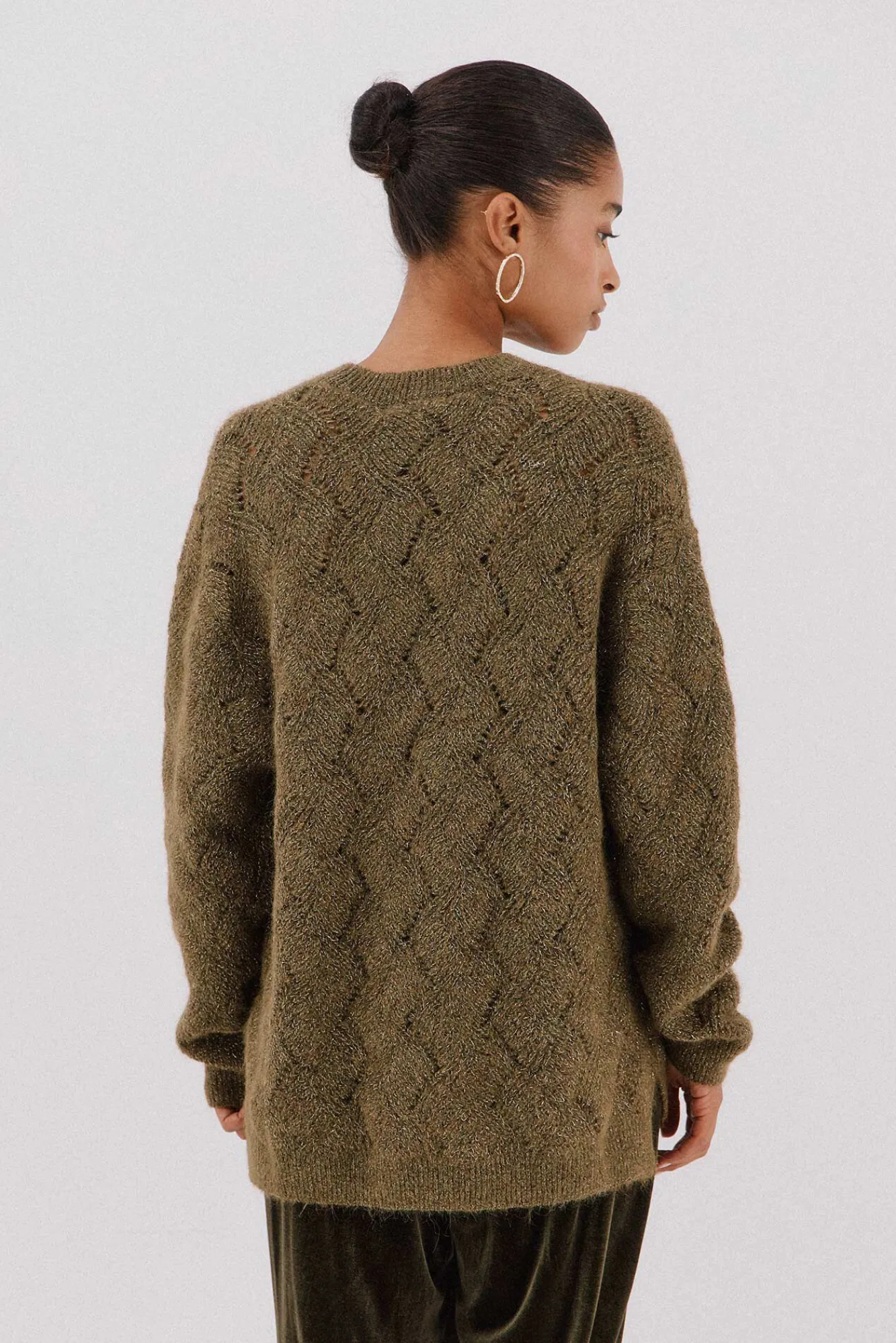 Mujer Cortefiel Jerséis>Jersey delantero lentejuelas.