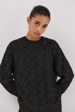 Mujer Cortefiel Jerséis>Jersey delantero lentejuelas.