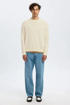 Hombre Selected Jerséis>Jersey estructura 100% algodón orgánico.