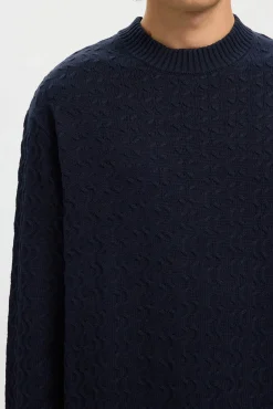 Hombre Selected Jerséis>Jersey estructura 100% algodón orgánico.