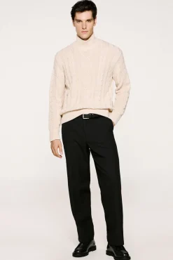 Hombre Selected Jerséis>Jersey estructura 100% algodón orgánico