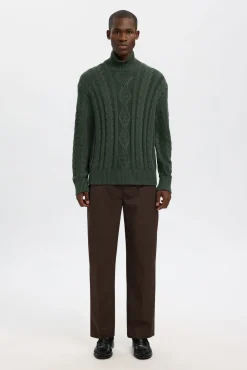 Hombre Selected Jerséis>Jersey estructura 100% algodón orgánico