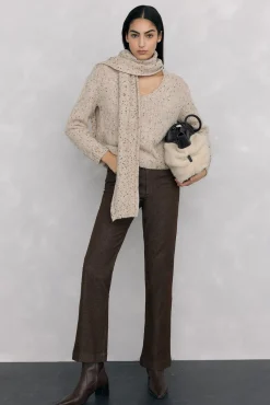 Mujer Pedro del Hierro Jerséis>Jersey fantasía bufanda