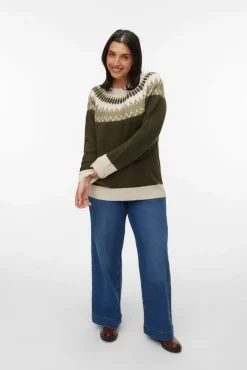 Mujer Vero Moda Curve Jerséis>Jersey greca talla grande