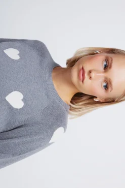 Mujer Springfield Jerséis>Jersey intarsia corazones