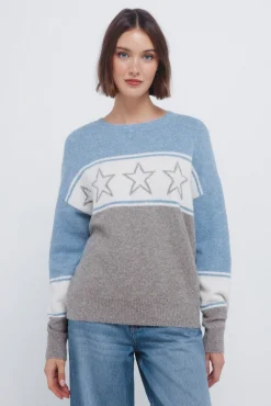 Mujer Springfield Jerséis>Jersey intarsia estrellas