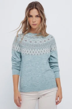 Mujer Springfield Jerséis>Jersey jacquard cenefa