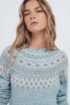 Mujer Springfield Jerséis>Jersey jacquard cenefa