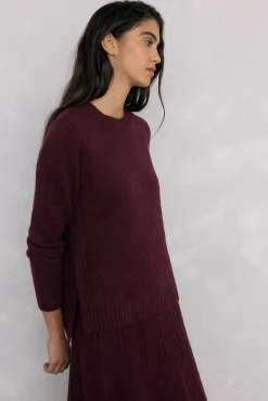 Mujer Pedro del Hierro Jerséis>Jersey jaspeado aberturas laterales