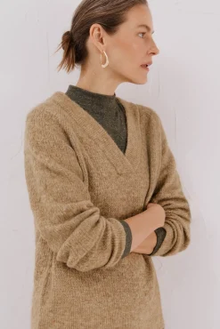 Mujer Cortefiel Jerséis>Jersey jaspeado pico