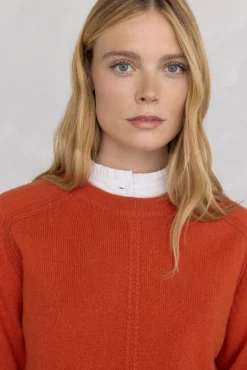 Mujer Pedro del Hierro Jerséis>Jersey lana cuello caja costura central