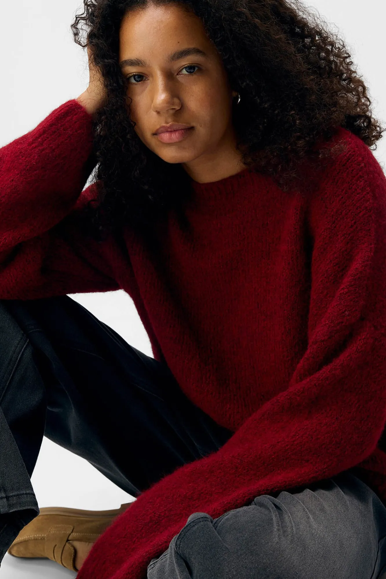 Mujer Object Jerséis>Jersey lana cuello redondo