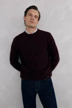 Hombre Pedro del Hierro Jerséis>Jersey lana estructura cuello redondo