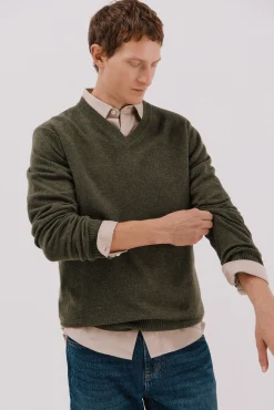 Hombre Cortefiel Jerséis>Jersey lana lambswool pico redondo