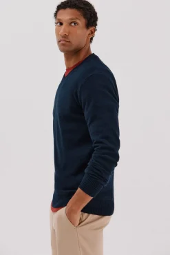 Hombre Cortefiel Jerséis>Jersey lana lambswool pico redondo