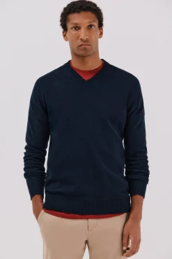 Hombre Cortefiel Jerséis>Jersey lana lambswool pico redondo