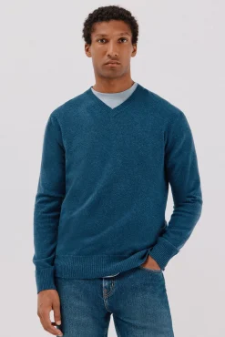 Hombre Cortefiel Jerséis>Jersey lana lambswool pico redondo