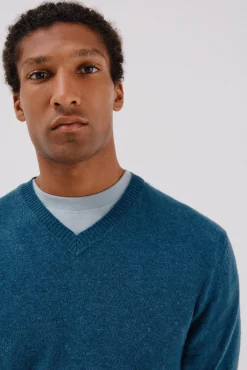 Hombre Cortefiel Jerséis>Jersey lana lambswool pico redondo